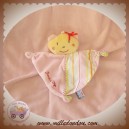 SUCRE D'ORGE DOUDOU OURS PLAT ROSE TISSU SOS