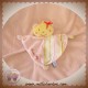 SUCRE D'ORGE DOUDOU OURS PLAT ROSE TISSU SOS