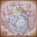 CMP DOUDOU CHIEN BLANC MAUVE MARIONNETTE SOS