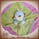 MOTS D'ENFANTS DOUDOU POUPEE FILLE PLAT VERT SOS