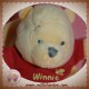 DISNEY DOUDOU WINNIE L'OURSON MOU MOUCHOIR JAUNE SOS