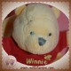 DISNEY DOUDOU WINNIE L'OURSON MOU MOUCHOIR JAUNE SOS