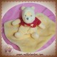 DISNEY DOUDOU WINNIE L'OURSON MOU MOUCHOIR JAUNE SOS