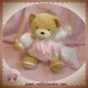 KALOO DOUDOU OURS BOULE ROSE TISSU BONHEUR SOS