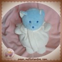 MUSTI MUSTELA DOUDOU OURS BLEU BOULE BLANC ECHARPE SOS