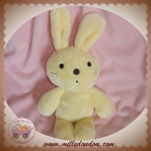 GAP DOUDOU PELUCHE LAPIN JAUNE SOS