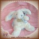 DOUDOU ET COMPAGNIE LAPIN BONBON ALLONGE BLANC BLEU SOS