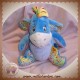 DISNEY DOUDOU BOURRIQUET BLEU RAYE MULTICOLORE SOS