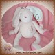 NOUNOURS DOUDOU LAPIN PRIMEVERE ROSE FLEUR SOS