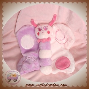 KIMBALOO DOUDOU PAPILLON ROSE VIOLET SOS