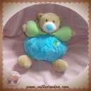 TOODO DOUDOU OURS BEIGE BOULE BLEU ETOILE SOS