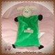 BERYL BRIOCHE DOUDOU MOUTON PLAT VERT SOS