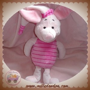 DISNEY DOUDOU COCHON PORCINET ROSE BONNET SOS