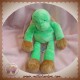 GUND DOUDOU TORTUE VERTE CARAPACE MARRON SOS