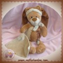 BABYNAT BABY NAT DOUDOU OURS MARRON BEIGE MOUCHOIR SOS