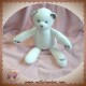 MUSTI MUSTELA DOUDOU OURS BLANC GRIS SOS