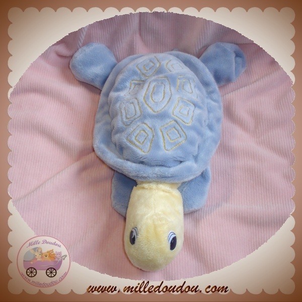 TCF DOUDOU TORTUE JAUNE CARAPACE BLEU SOS