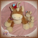 NOUKIE'S DOUDOU CHEVAL PINTO MARRON INDIEN MUSICAL SOS