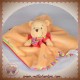 DISNEY DOUDOU WINNIE L'OURSON PLAT JAUNE RAYE SOS