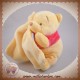 DISNEY DOUDOU WINNIE JAUNE MOUCHOIR SATINEE SOS