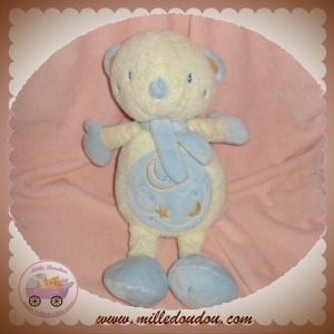 SOS SAUTHON DOUDOU OURS NEIL BLANC BLEU