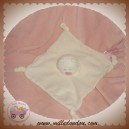 ORCHESTRA DOUDOU OURS PLAT BLANC NOEUD ROSE SOS