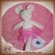 PETIT BATEAU DOUDOU SOURIS ROSE JUPE TULLE COEUR SOS