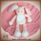 DMC SOS DOUDOU LAPIN ROSE BLANC BAVOIR 