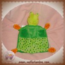 BABY CLUB C&A DOUDOU GRENOUILLE VERTE PLAT POIS ORANGE