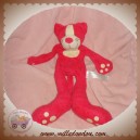 HAPPY HORSE DOUDOU CHAT PLAT ROUGE ROSE SOS