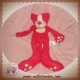 HAPPY HORSE DOUDOU CHAT PLAT ROUGE ROSE SOS