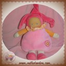 BABI COROLLE DOUDOU POUPEE ROSE ABRICOT CHAPEAU ETOILE SOS