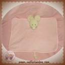 TEX DOUDOU SOURIS VERTE PLAT ROSE SOS