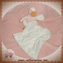 SUCRE D'ORGE DOUDOU OIE ROSE MOUCHOIR BLANC SOS