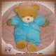 TAKINOU DOUDOU OURS BEIGE CORPS BLEU PLUME SOS