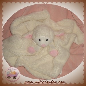 PICCOLO BAMBINO DOUDOU MOUTOU PLAT BLANC ROSE SOS