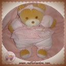 TAKINOU DOUDOU OURS PRINCESSE TAM TAM ROSE VICHY SOS