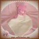 BABYNAT BABY NAT DOUDOU OURS ROSE MOUCHOIR ECRU SOS