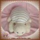 MAURITIUS GIFT DOUDOU TORTUE ECRU RAYE BEIGE SOS