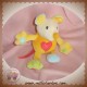 BABYSUN DOUDOU SOURIS ORANGE JAUNE COEUR ROUGE BABY SUN