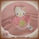 SANRIO DOUDOU CHAT HELLO KITTY PLAT ROSE FLEUR SOS