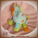 BABYSUN BABY SUN DOUDOU ELEPHANT BLEU TISSU VERT ORANGE SOS