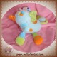 BABYSUN BABY SUN DOUDOU ELEPHANT BLEU TISSU VERT ORANGE SOS