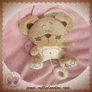 TIAMO TI AMO DOUDOU SOURIS OURS BEIGE ECRU MUSICAL SOS