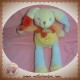 BABYNAT DOUDOU LAPIN ECRU JAUNE BLEU HOCHET SOS