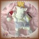 BABYNAT BABY NAT DOUDOU ZEBRE MARIONNETTE ECRU GRIS TISSU SOS