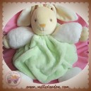 KALOO DOUDOU LAPIN PLUME VERT MENTHE RABBIT MINT SOS