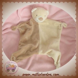 PARADISE TOYS DOUDOU OURS PLAT BEIGE MARRON SOS