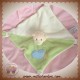 ANNA CLUB PLUSH DOUDOU OURS ECRU PLAT VERT COEUR SOS