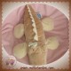 NOUKIE'S DOUDOU CROCODILE ODILE BEIGE ECRU ALLONGE SOS